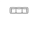 Delad 3-sits soffa